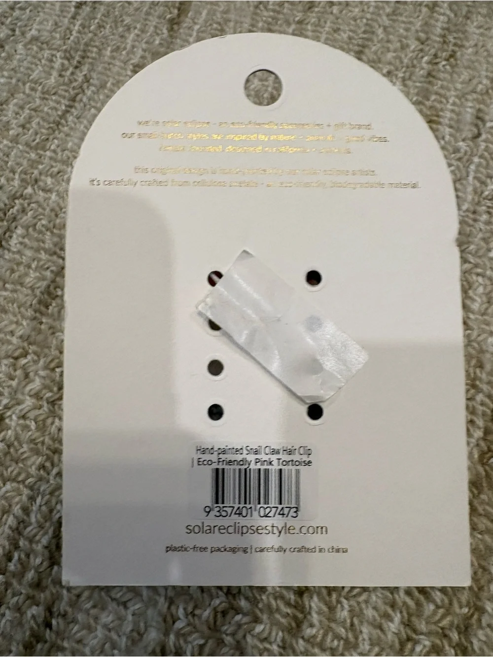 Eclipse Multicolor & Pearlescent Snail Hair Clip